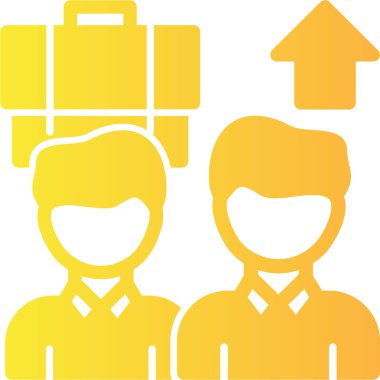 iş adamları simgesi vektör illüstrasyonu