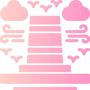 bulut simgesi, vektör illüstrasyonu