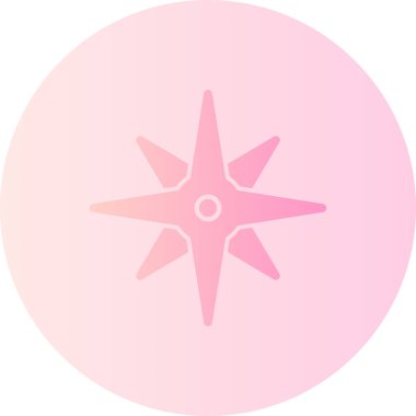 pusula simgesi. vektör illüstrasyonu