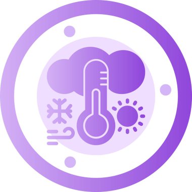 termometre simge vektörü, illüstrasyon