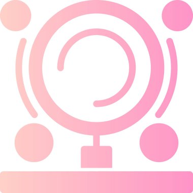 Bir kameranın vektör illüstrasyonu