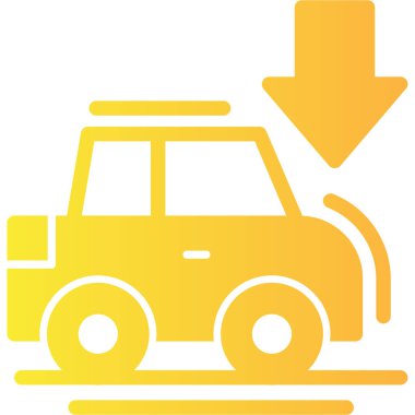 Taksiyle. Web simgesi basit illüstrasyon