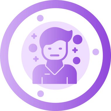 man simgesi, vektör illüstrasyonu