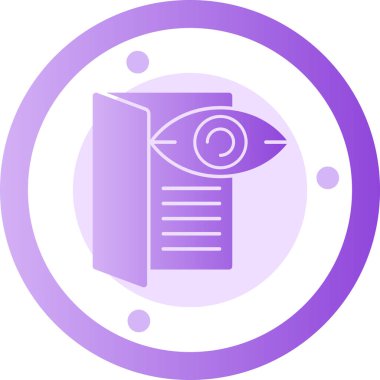 Bir kitap simgesinin vektör illüstrasyonu