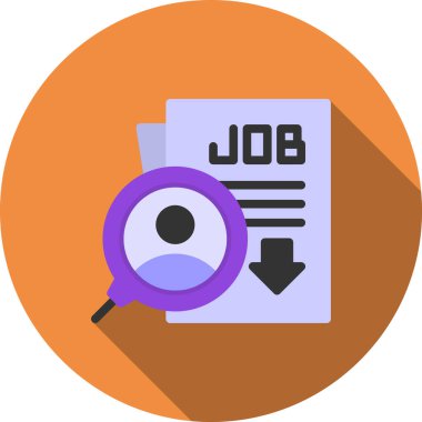 iş arama simgesi vektör illüstrasyon tasarımı