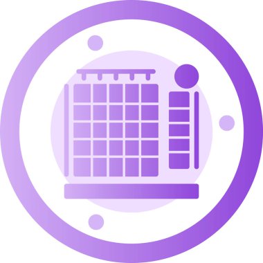 Takvim. Web simgesi basit illüstrasyon