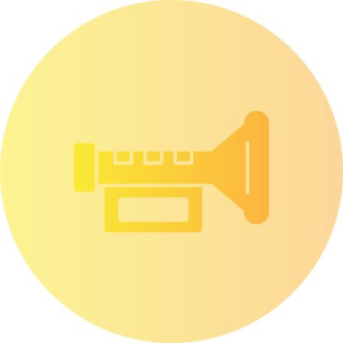 trompet simge vektör çizim