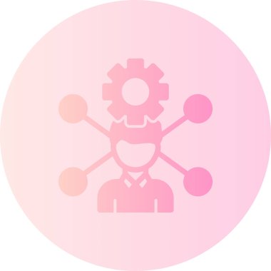 Maskeli bir adamın vektör çizimi