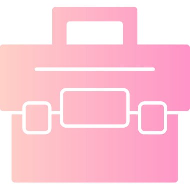 Çanta. Web simgesi basit illüstrasyon