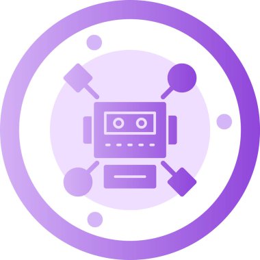 seo modern simgesinin vektör illüstrasyonu