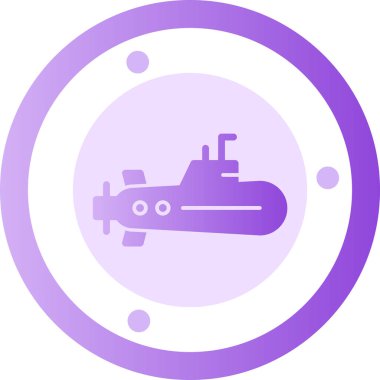 Gemi. Web simgesi basit illüstrasyon