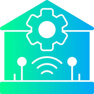 Bina. Web simgesi basit illüstrasyon