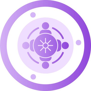 Bir simgenin yıldızının vektör illüstrasyonu