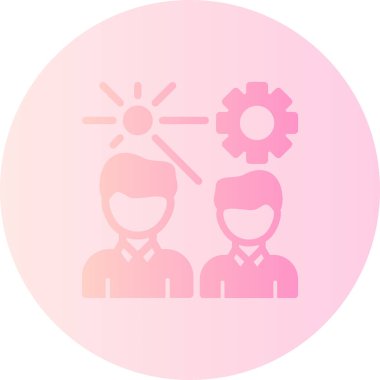 İş ve finans simgesinin vektör illüstrasyonu