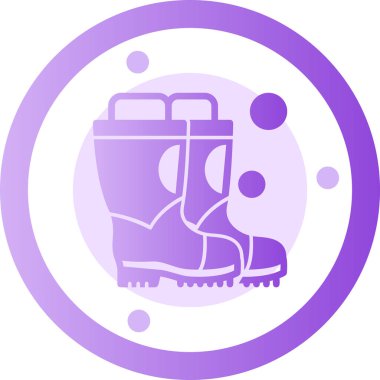 Modern bir simgenin vektör illüstrasyonu