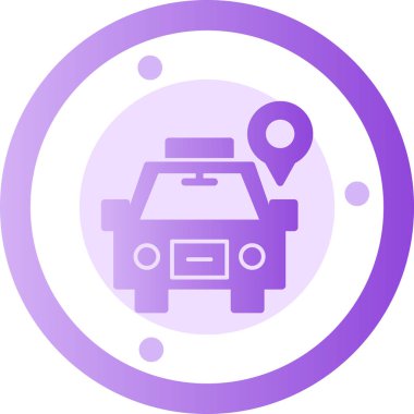 - Araba. Web simgesi basit illüstrasyon