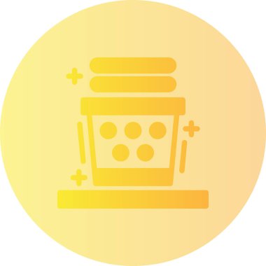 Gıda modern simgesinin vektör çizimi