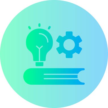 Fikir modern simgesi, vektör illüstrasyonu