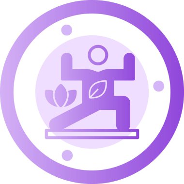 Bitki. Web simgesi basit illüstrasyon