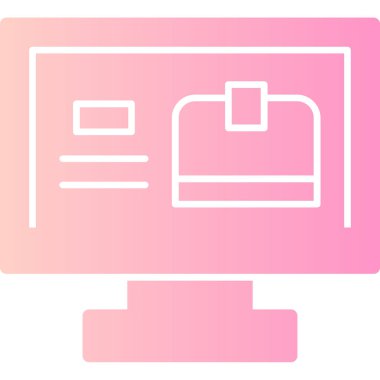 Seo simgesinin vektör illüstrasyonu