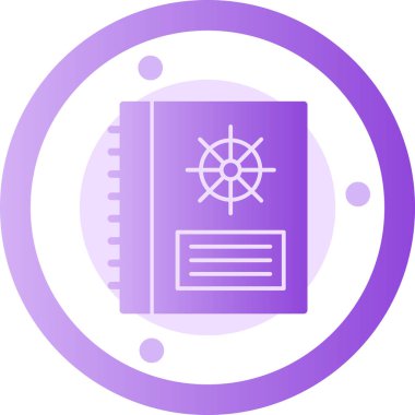 pusula simgesi, vektör illüstrasyonu