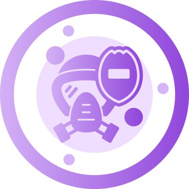 Bir gezegen simgesinin vektör illüstrasyonu