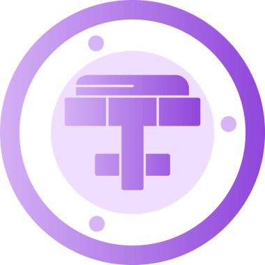 Modern simgenin vektör illüstrasyonu