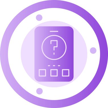 akıllı güç simgesi vektör çizimi