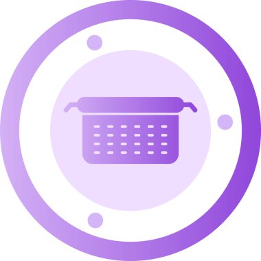 Alışveriş sepeti basit illüstrasyon