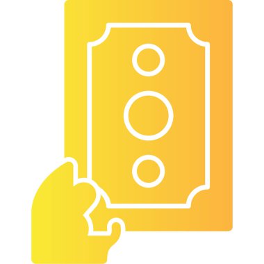 Projeniz için vektör ışığı simgesi