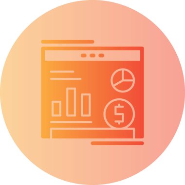 seo modern simgesinin vektör illüstrasyonu