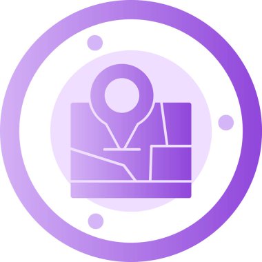 konum simgesi vektör illüstrasyonu