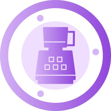 kahve makinesi web vektör illüstrasyonu