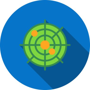 hedef vektör simgesi modern basit vektör çizimi