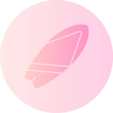 Pembe yaprak simgesinin vektör illüstrasyonu