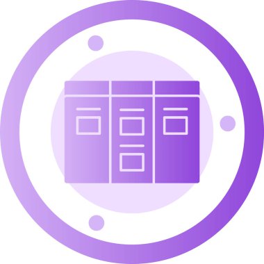 Sunucu simgesinin vektör illüstrasyonu