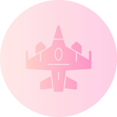 Bir roket simgesinin vektör çizimi