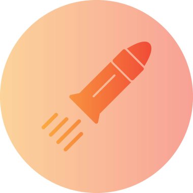 Roket simge vektör çizim