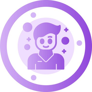 Saç stili ve saç stili olan Avatar Adam.