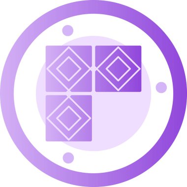 Topun modern bir simgesinin vektör illüstrasyonu