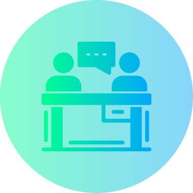 Konferans. Web simgesi basit illüstrasyon