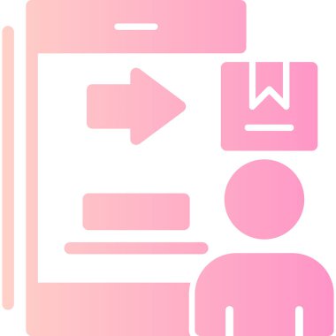 İş simgesinin vektör illüstrasyonu