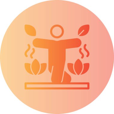 İnsan simgesinin vektör illüstrasyonu