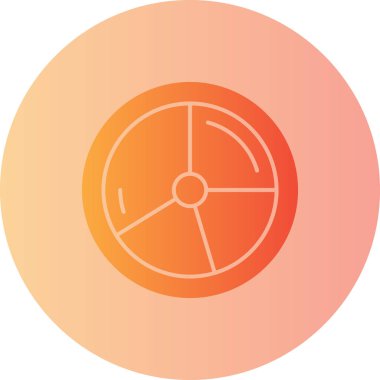 Kırmızı ok simgesinin vektör çizimi