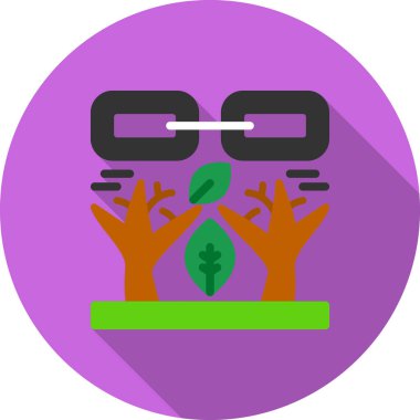 ağaç simgesi, vektör illüstrasyonu