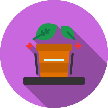 pot simgesi, modern vektör illüstrasyonu