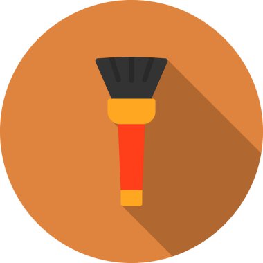 inşaat aracı düz vektör simgesi