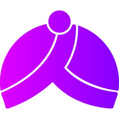 Adamım. Web simgesi basit illüstrasyon