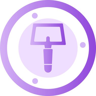 fırça. Web simgesi basit illüstrasyon