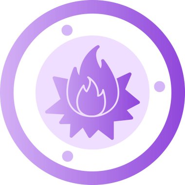 Simge vektör resimlemesini ateşle